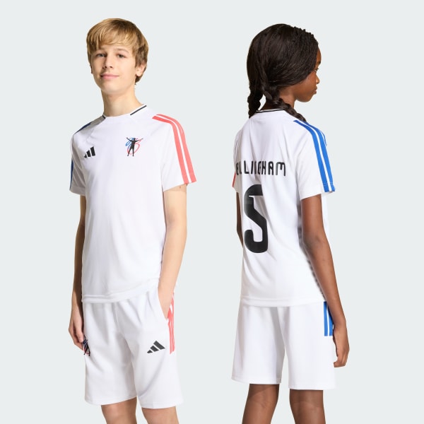 White Jude Bellingham Training Tee Kids