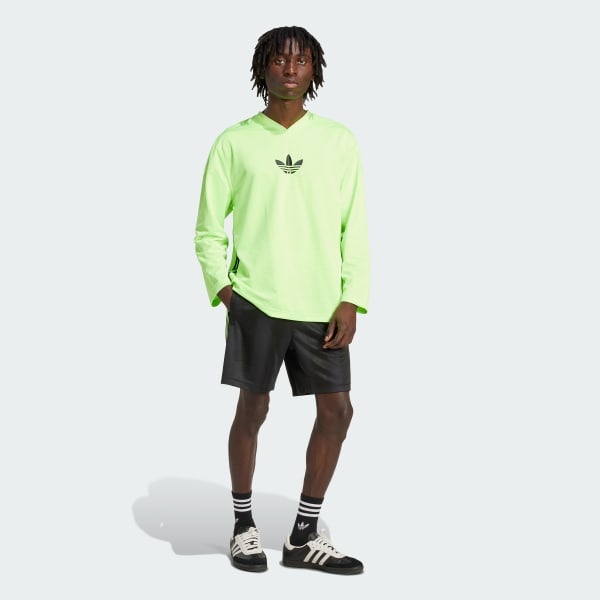 Preto Calções em Jacquard adidas Adicolor