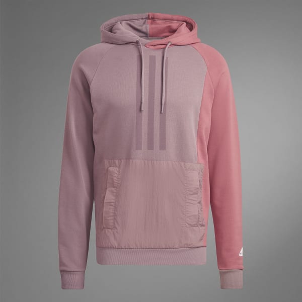 Lila Colorblock French Terry Hoodie BVS50