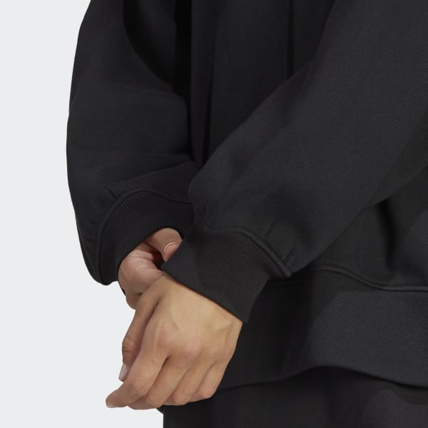 Black Premium Essentials Oversized Sweatshirt