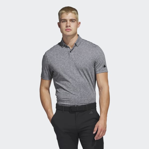 adidas Originals Stripe Polo Gris - Vêtements T-shirts & Polos