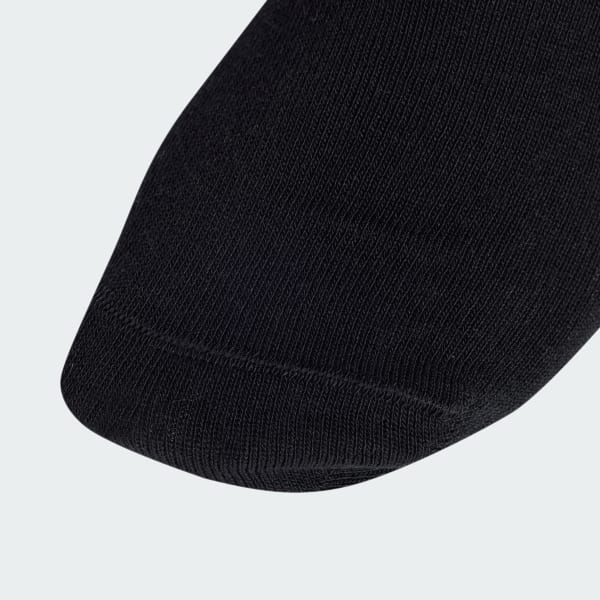 Black Two-Layer Crew Socks 2 Pairs