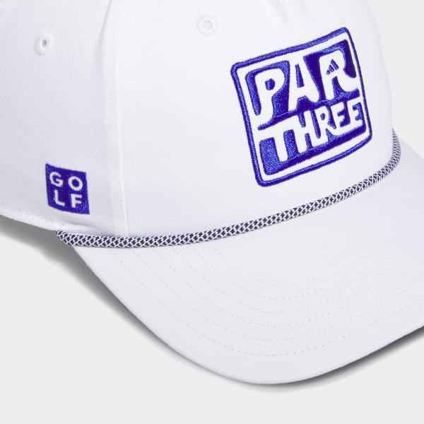 White Par Three Novelty Golf Hat