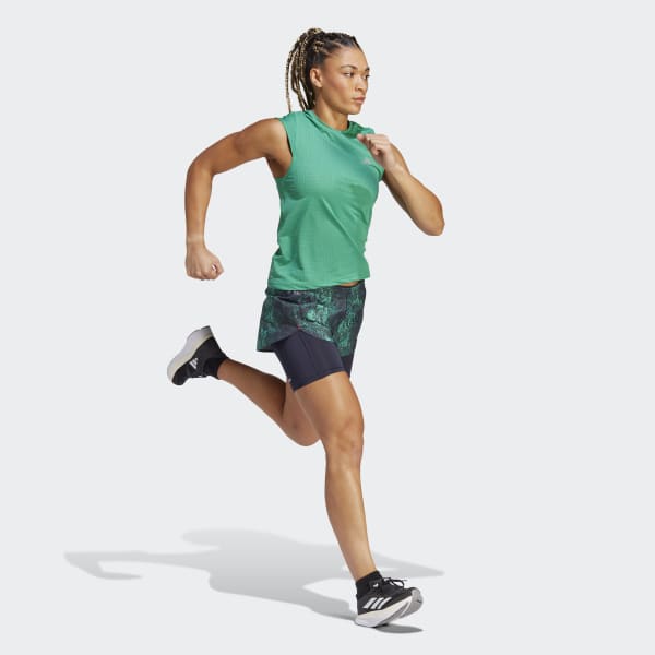 Noir Short 2-en-1 Run Fast