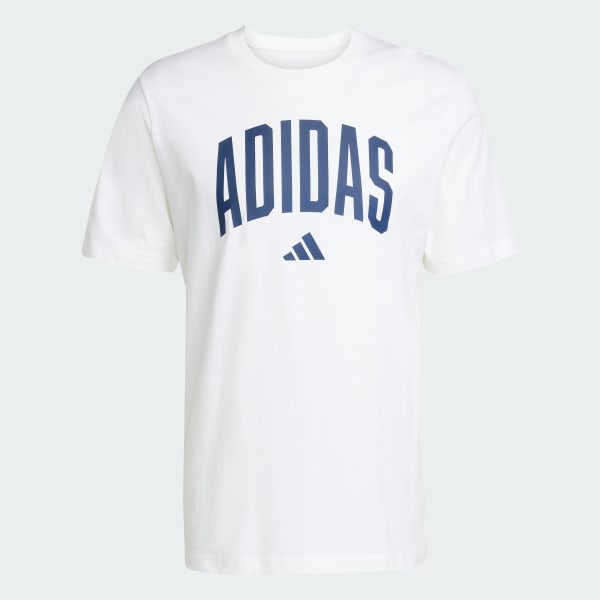 Bianco t-shirt Grafica Collegiate Lineage