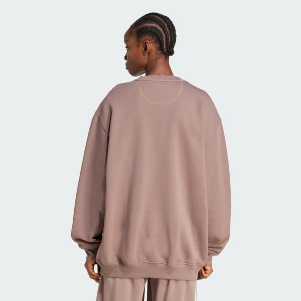 Marrone Felpa Essentials Oversized French Terry