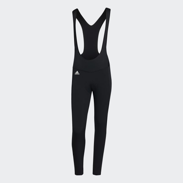 Preto As Leggings Acolchoadas com Alças para Ciclismo COLD.RDY