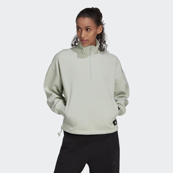 Gron Future Icons Badge of Sport Quarter-Zip Sweatshirt W6697