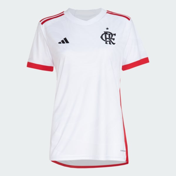 Branco Camisa 2 CR Flamengo 24 Feminina