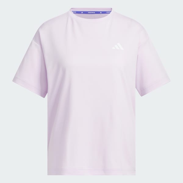 パープル カラット グラフィック ルーズフィット半袖Tシャツ