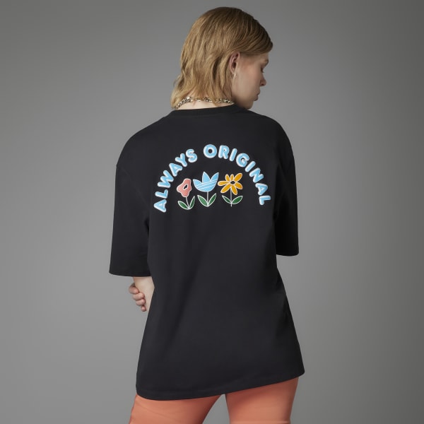 adidas Playera Always Original Holgada Estampada Negro adidas