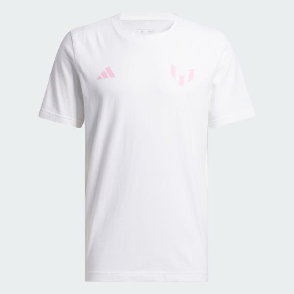 White Messi Soccer Tee | adidas Canada