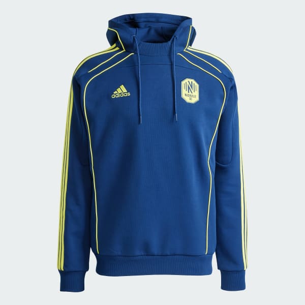 adidas Nashville SC UBP Travel Hoodie - Blue | Free Shipping with