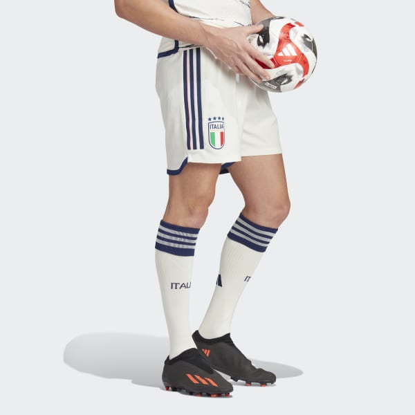 Weiss Italien 23 Auswärtsshorts Authentic