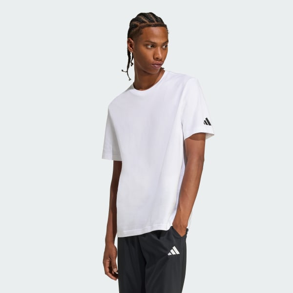 White M BLANK TEE