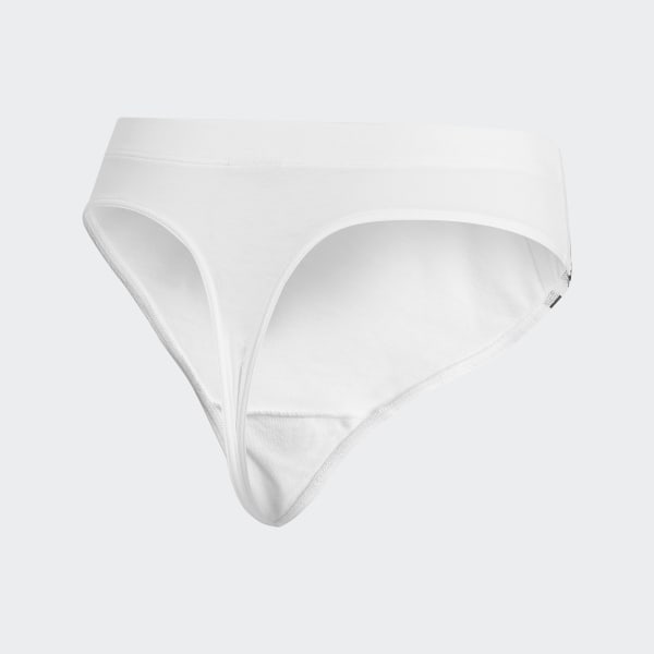 adidas Adicolor Comfort - Lifestyle adidas Flex Cotton Women\'s Underwear | | White Thong US