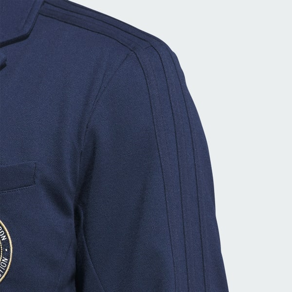 Adidas coat blue sale