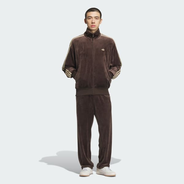 adidas FB TT VELOUR Track Top - Brown | adidas Deutschland