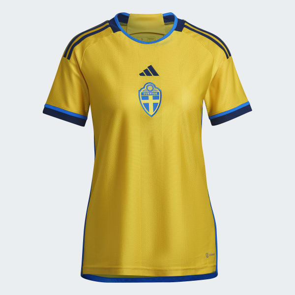 Gul Sweden 22 hjemmebanetrøje
