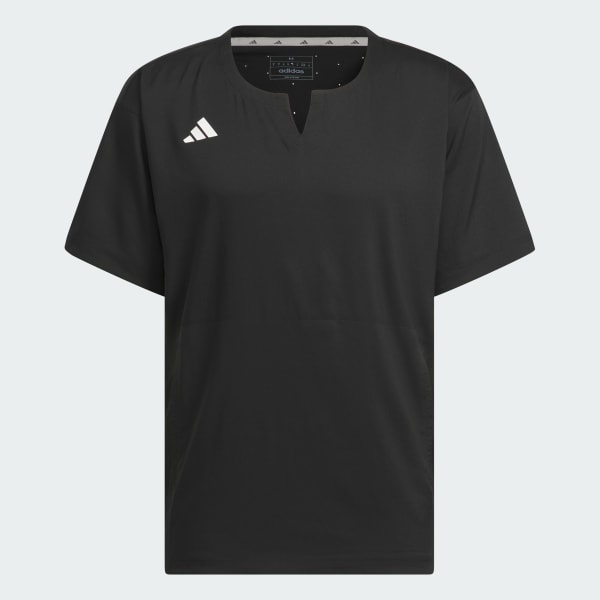 White adidas cage jacket top