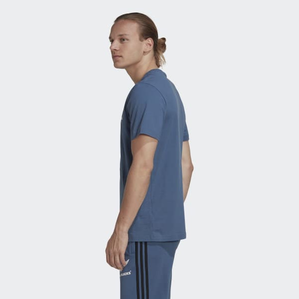 Azul T-shirt de Rugby dos All Blacks