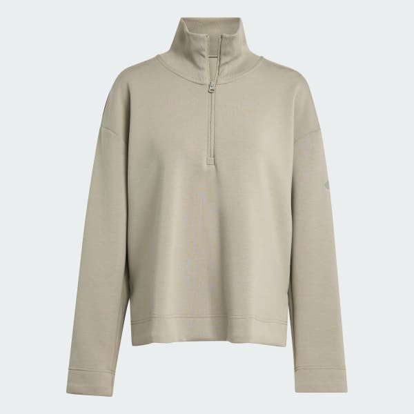 クロンシュタット SP adidas Soft Lux Quarter-Zip - Green | Free Shipping with