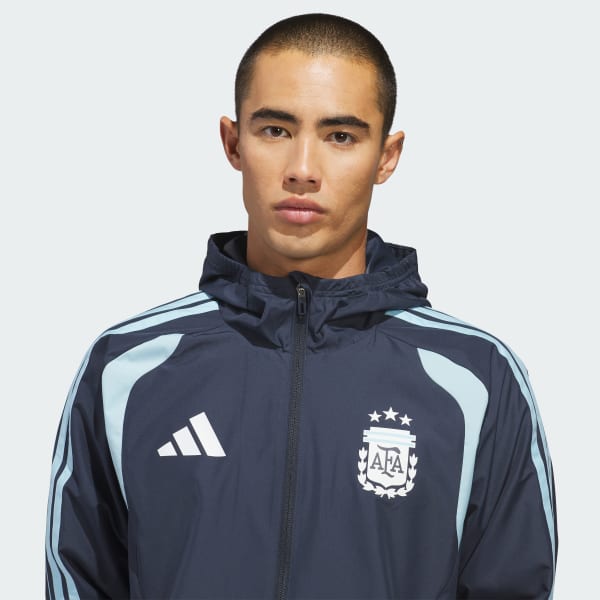 adidas Argentina 26 Tiro All Weather Jacket - Blue | Free Shipping