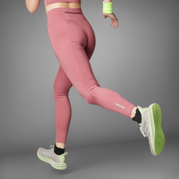 Dusty pink adidas leggings on sale