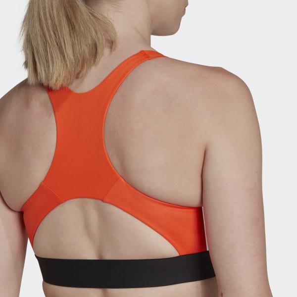 Orange Powerreact Training Medium-Support Hyperglam Bra C3080