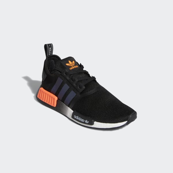 adidas shoes black and orange