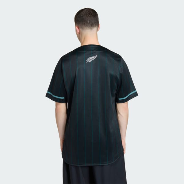 Black All Blacks Baseball Jersey
