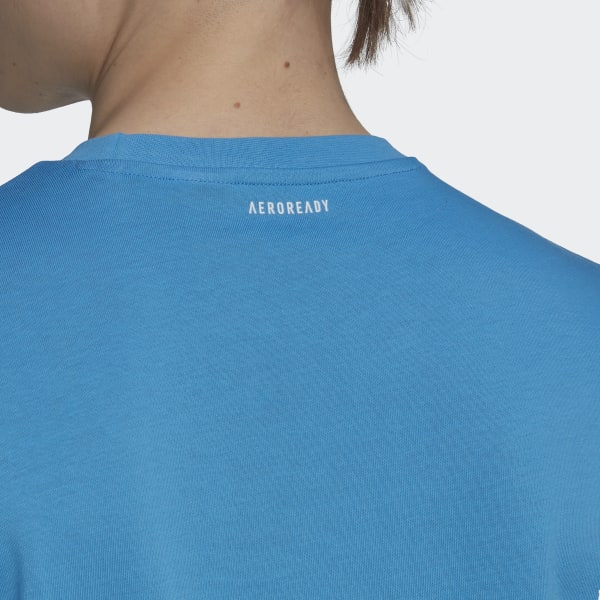 Blu T-shirt Thiem Logo Graphic EVI99