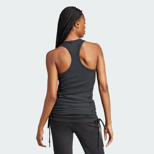Μαύρο adidas by Stella McCartney Sportswear Rib Tank Top