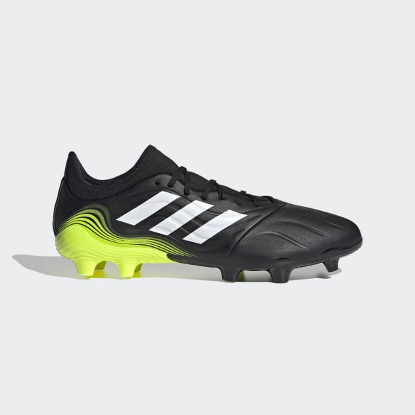 Botines adidas negro y verde top