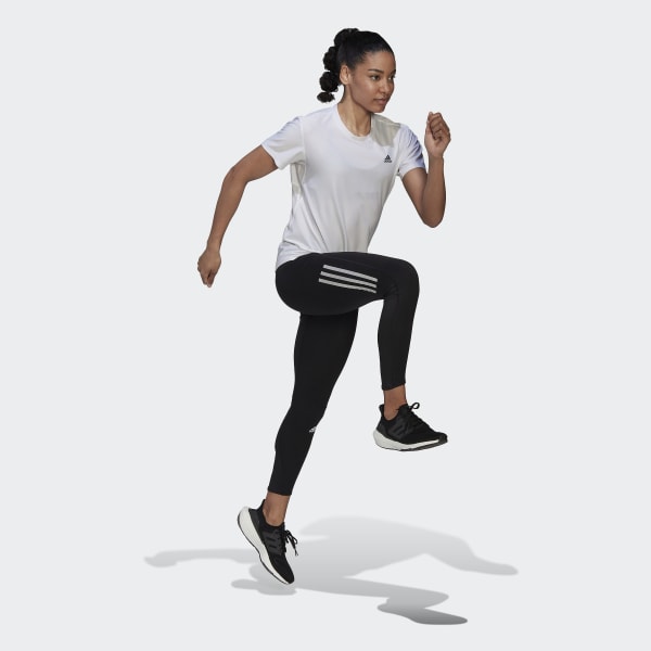 Branco Camiseta Corrida Adi Runner XR667