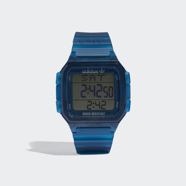 blauw Digital One GMT R Horloge