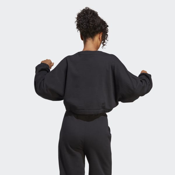 adidas Dance Crop Versatile Sweatshirt - Black | adidas India