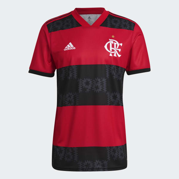 Vermelho Camisa 1 CR Flamengo 21/22 JDX73