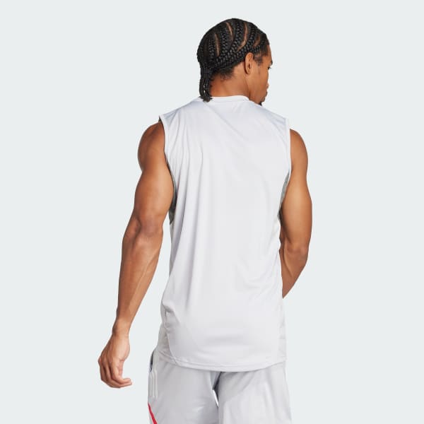 Cinza Camisa Sem Mangas Tiro 25 Competition