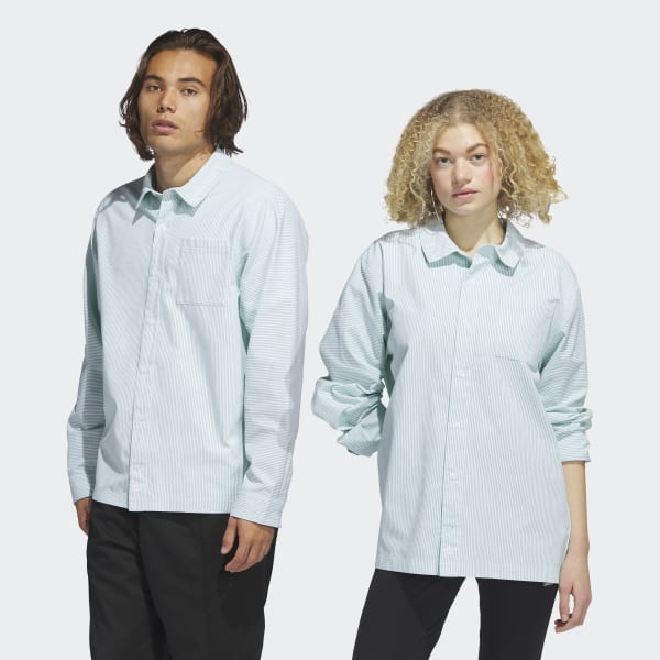 Green Shmoofoil Button-Up (Gender Neutral)