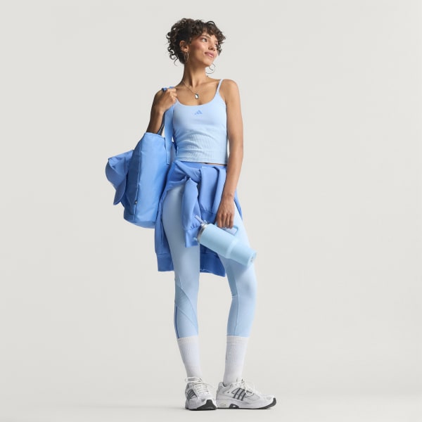 blauw Hyperglam Rib Tanktop