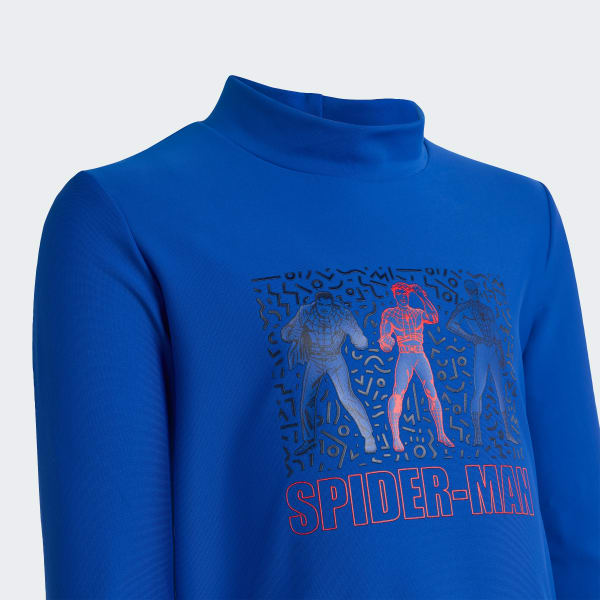 blauw ADIDAS MARVEL SPIDER-MAN RASHGUARD