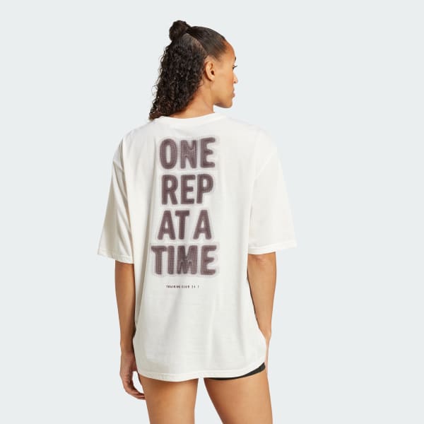 Λευκό Climacool One Rep at a Time Training Graphic Tee