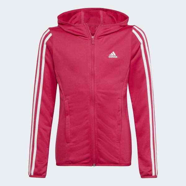 Enumerar cordura estoy sediento Chaqueta con capucha adidas Designed To Move 3 bandas - Rosa adidas | adidas  España