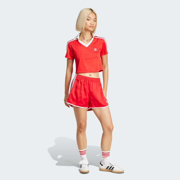 Red Adicolor 3-Stripes Sprinter Shorts