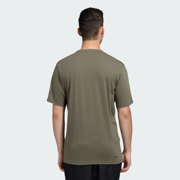 Green TRAIN ESSENTIALS PRIME TEE
