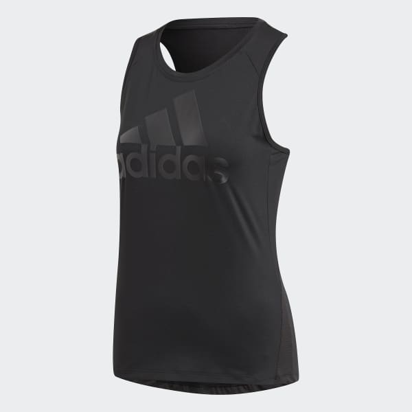 adidas Logo Tank Top - Black | adidas 