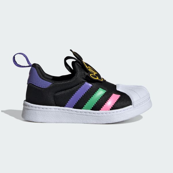 Sort adidas Originals x Disney Mickey Superstar 360 Kids sko