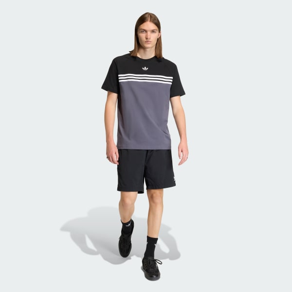 Grey CHEST STRIPES T-Shirt

