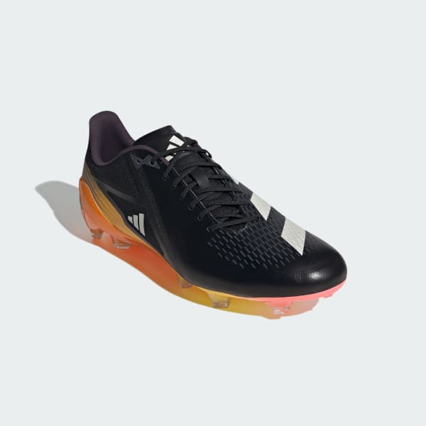 Negro Zapatos de Rugby Adizero RS15 Pro Terreno Firme